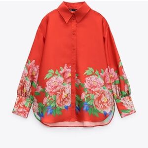 Floral print shirt